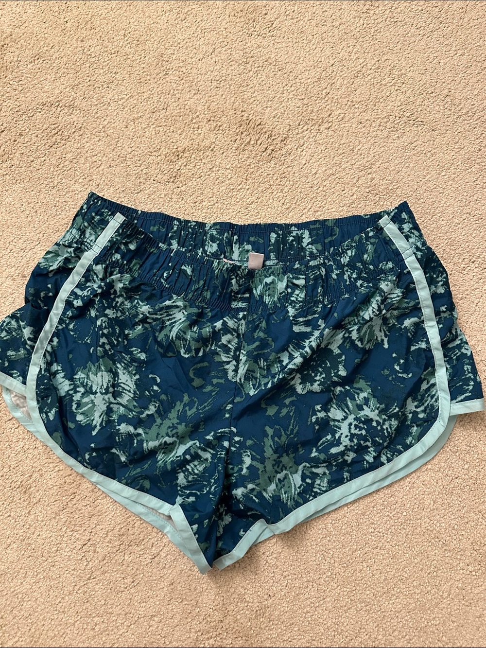 BP Blue Floral Athletic Shorts